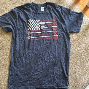 Men's Blue Graphic T-Shirt